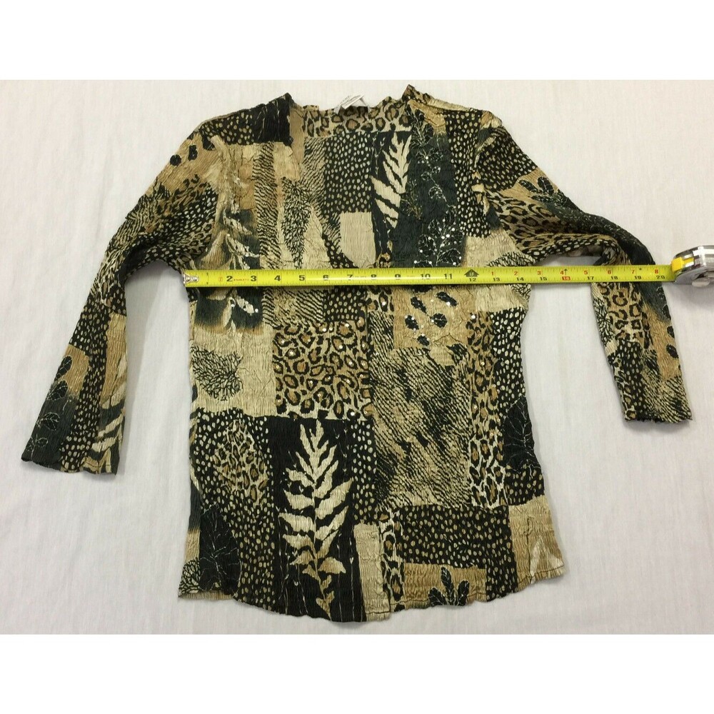 ALBERTO MAKALI WOMENS BLOUSE 2 PIECE SIZE S